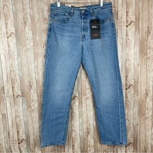 Levi’s Wedgie Straight Fit Denim Jeans Size 31 x 28 Women IRREGULAR